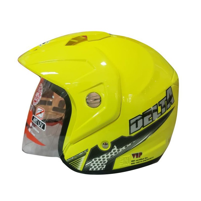 GP Delta Stabillo Yellow - Helm Half Face