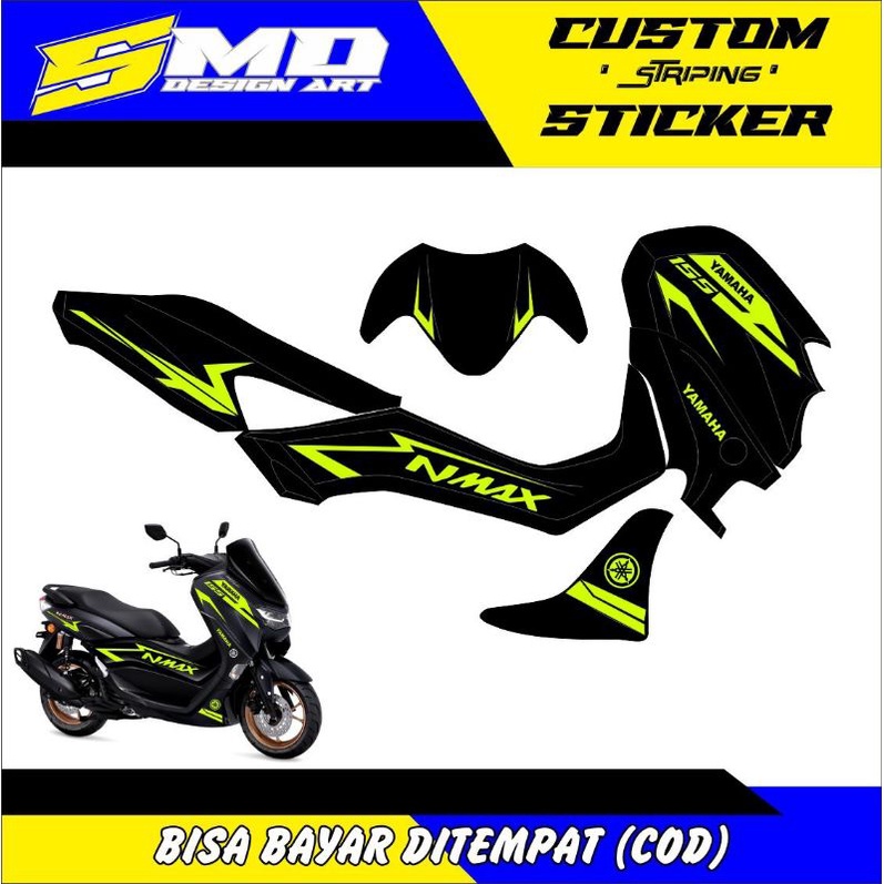 STICKER NMAX NEW 155 STRIPING NMAX BARU CUTTING STICKER NMAX BARU 2