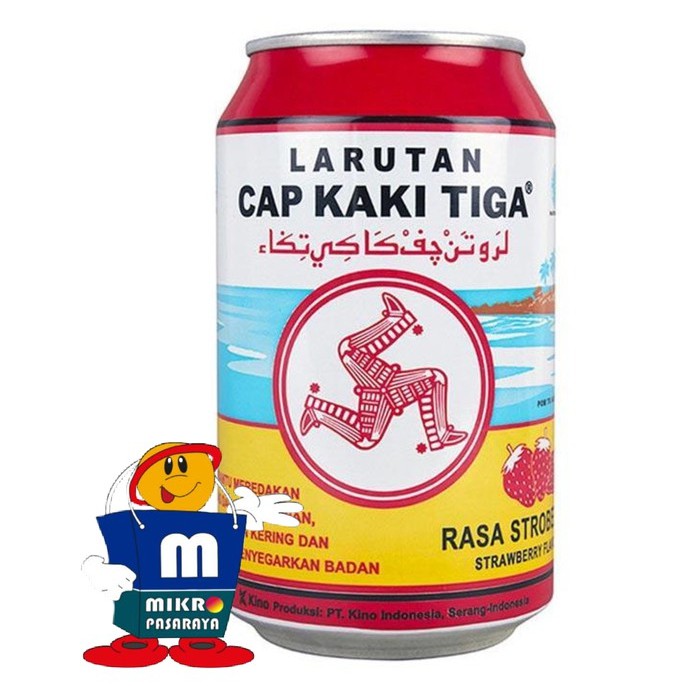 

Cap Kaki 3 cap kaki tiga Kaleng [320 mL] - Strawberry STRAW stroberi