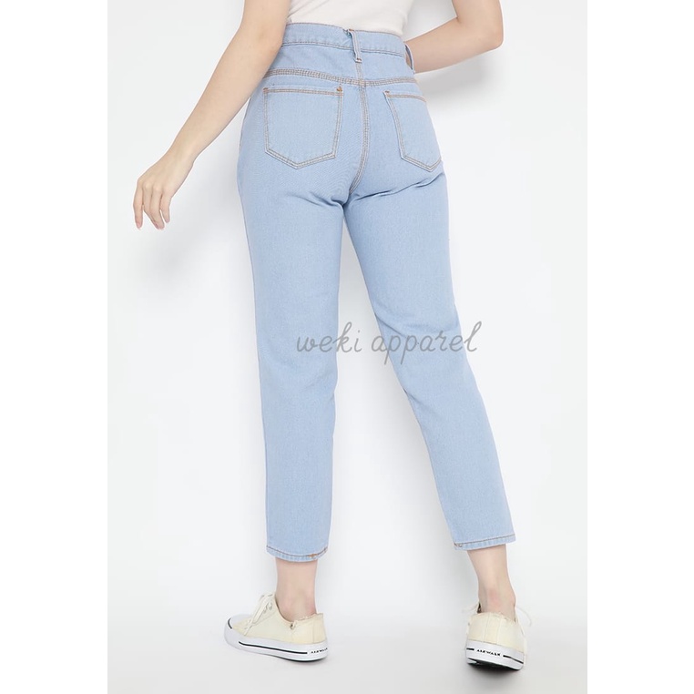 WEKI Jeans Boyfriend Light Blue