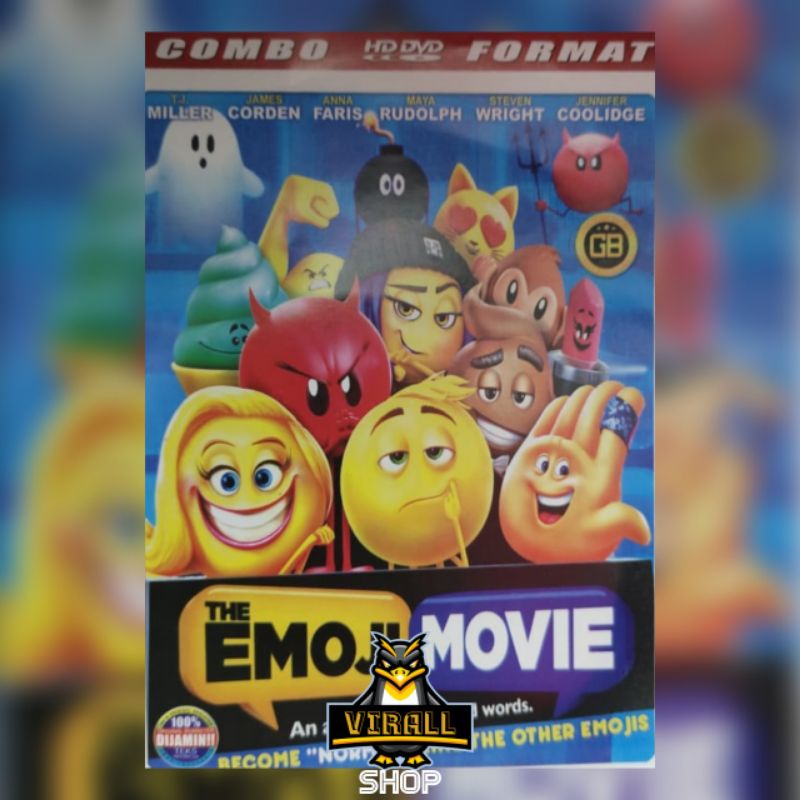 KASET KARTUN ANAK "THE EMOJI MOVIE"