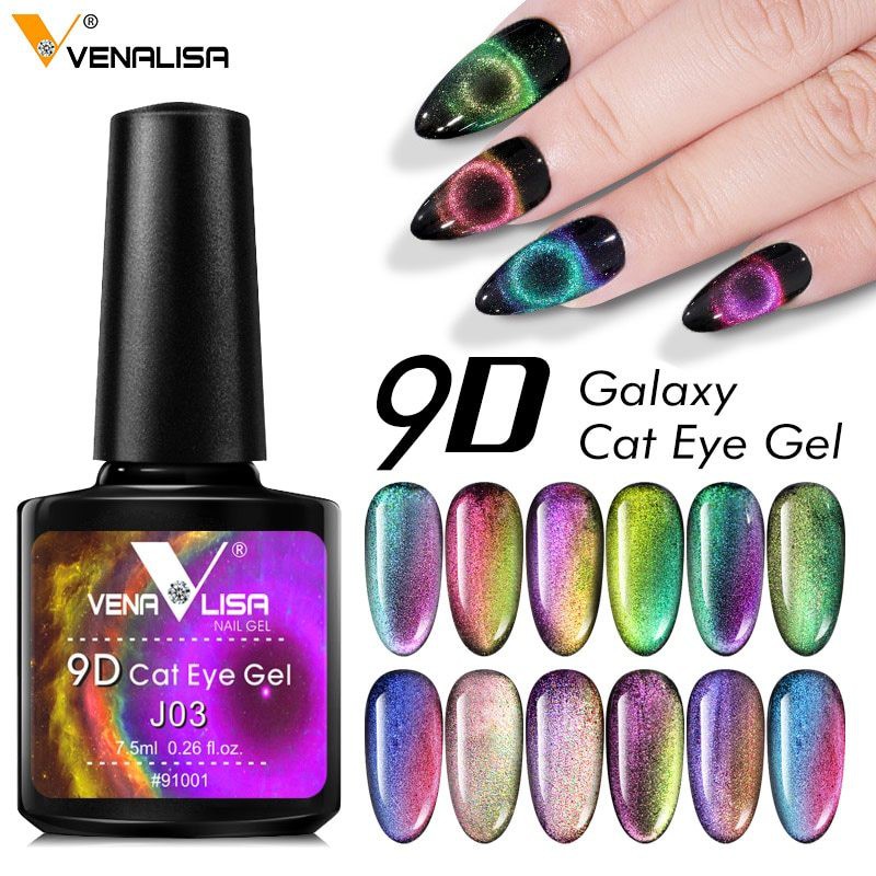 Venalisa Cat eye 9D / Gel Polish Cat eye 9D 7.5ml / Kutek Cat Eye