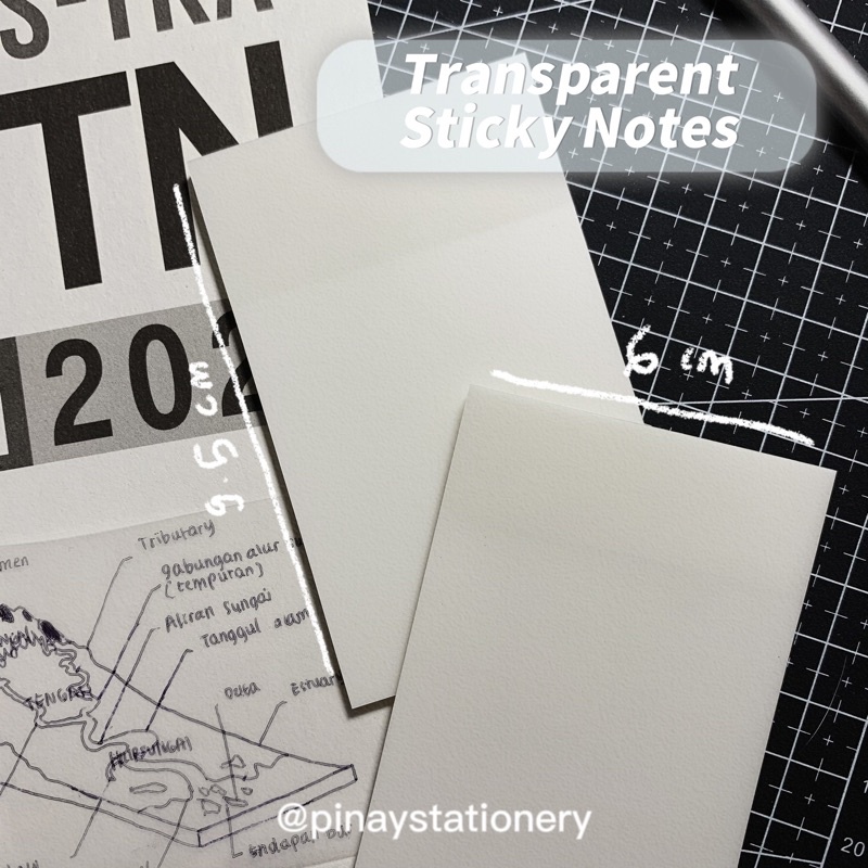 

Sticky Notes Transparan 50 Lembar for Annonating