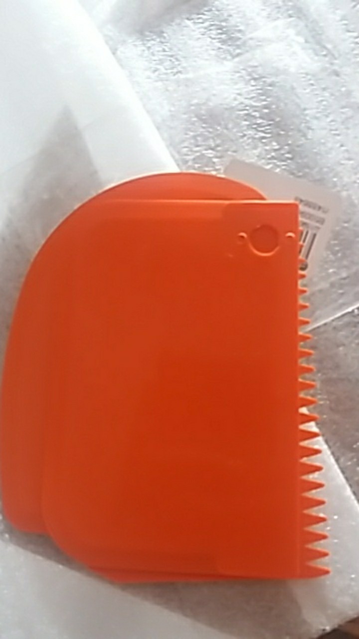 3pcs/set Plastic Irregular Teeth Edge Diy Cream Scraper Kit Cake Mold Tools