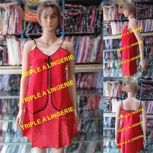 Sexy Lingerie Murah Baju Tidur Wanita Seksi Baju Haram TA1028 Merah