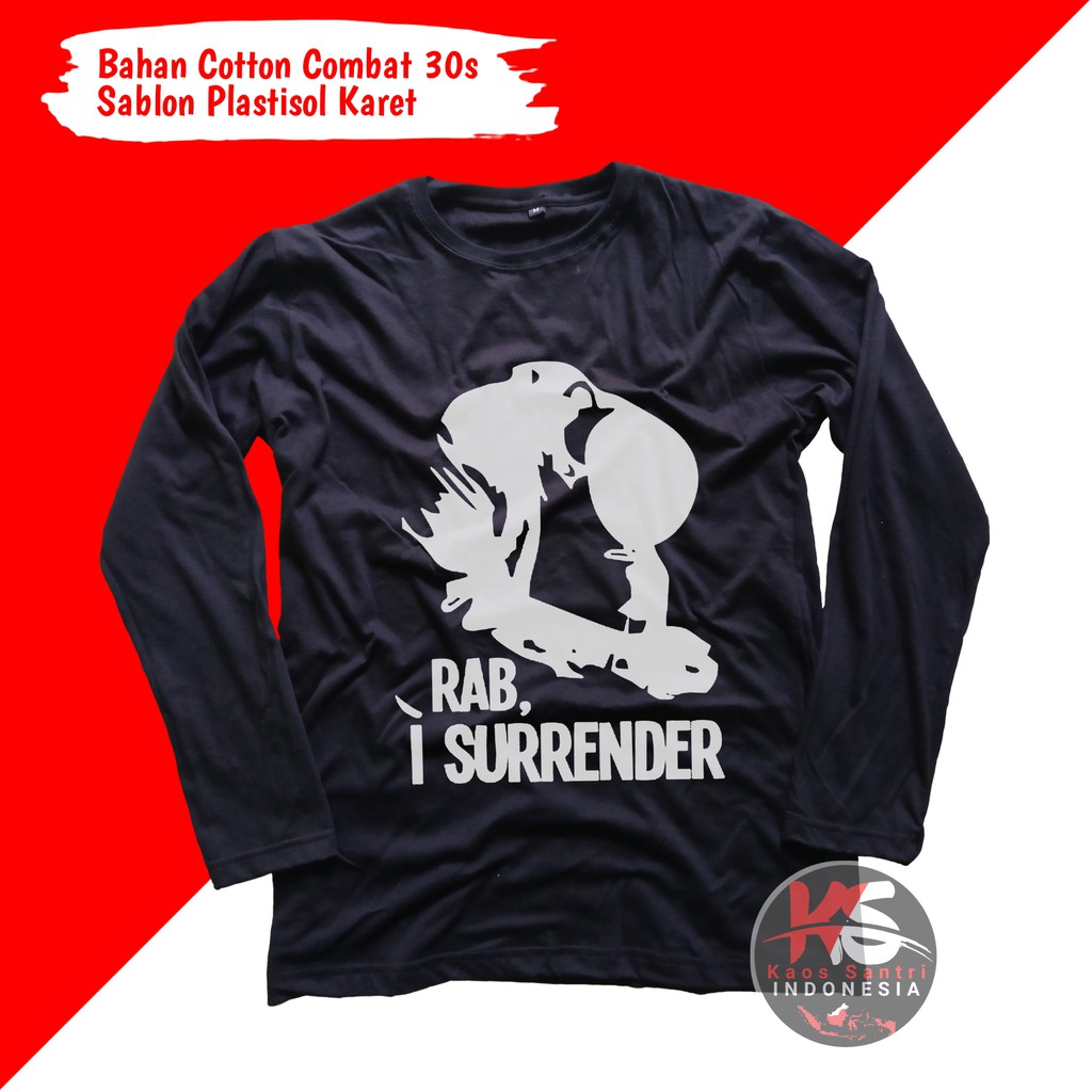 KAOS SANTRI // KAOS SANTRI SALAFI // KAOS DAKWAH // KAOS MUSLIM // KAOS DISTRO // KODE L-L4 LENGAN PANJANG