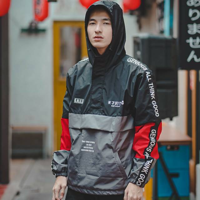 JAKET CAGOULE FULL PRINT SALVIO HEXIA - JAKET CAGOULE MOTIF - CAGOULE 3D Slvhx