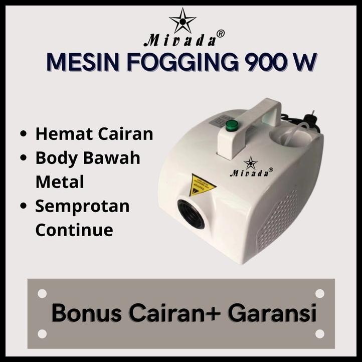Mesin Fogging Disinfektan Mobil Rumah Alat Foging Mivada 900 Watt Besi
