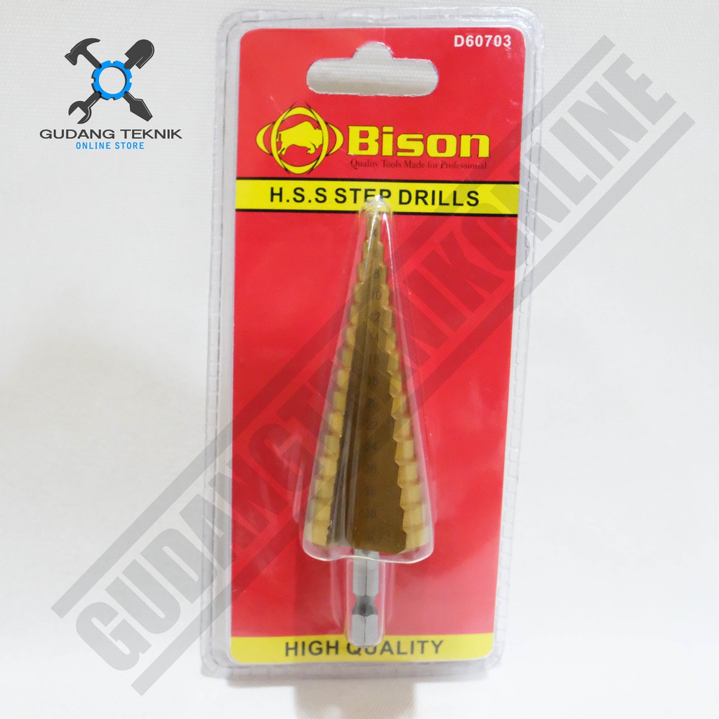 Mata Bor Pagoda 4-32mm BISON / Step Drill 4-32 mm BISON / Mata Bor Step D60703