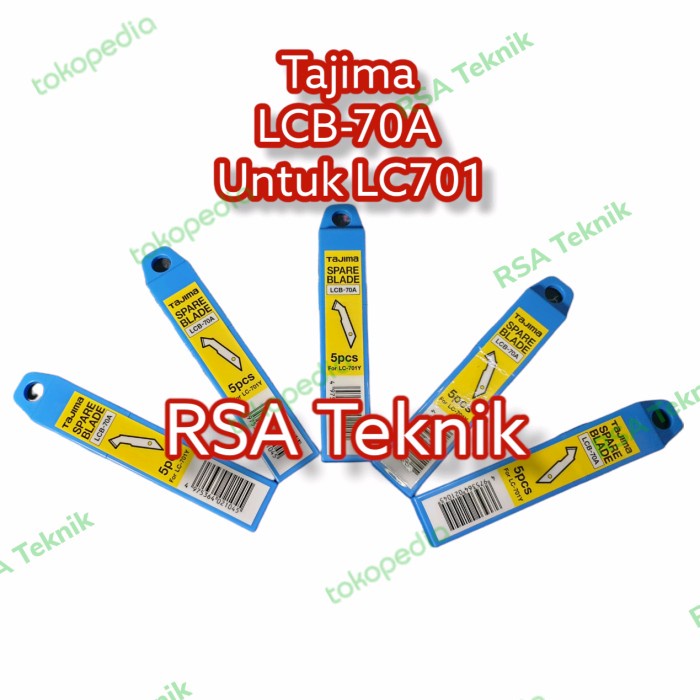 

Buruan Isi Cutter Acrylic Tajima Lcb70A (Isi 5Pcs/Pack) Hemat