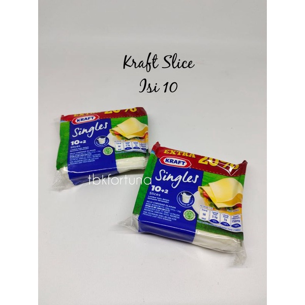 

Keju Kraft Slice Isi 10pcs