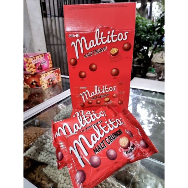 

Cokelat Maltitos kemasan kecil satuan