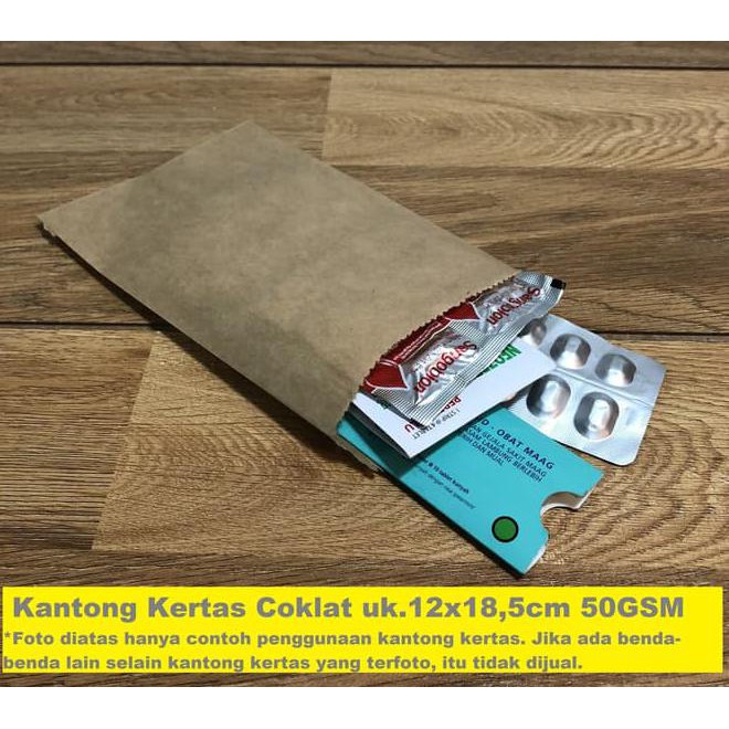 

Februari Maniss Paperbag Flat Kantong Kertas Coklat 12 X 18.5 (Xs) Souvenir Kode 602