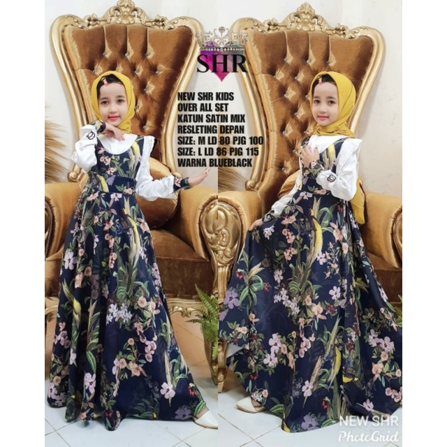 " NEW READY " GAMIS OVERALL SET  SHR KIDS ORI 100%