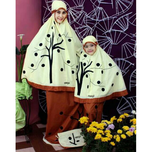 Mukena couple ibu dan anak fathiya bagus dan murah