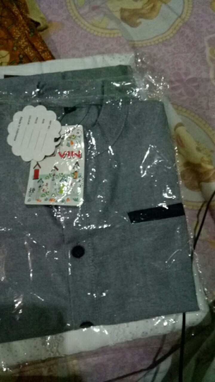 Kemeja Anak Oxford - Kemeja Lengan Panjang - Kemeja Polos Anak  1-9tahun Mvin