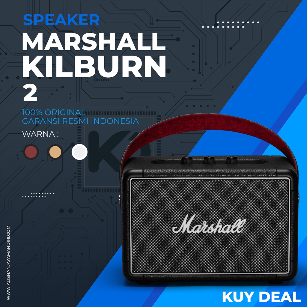 MARSHALL KILBURN II 2 ORIGINAL GARANSI RESMI 1 Tahun