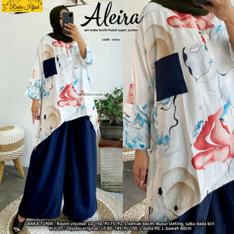 Aleira Super Jumbo Set Celana Kulot LD 150
