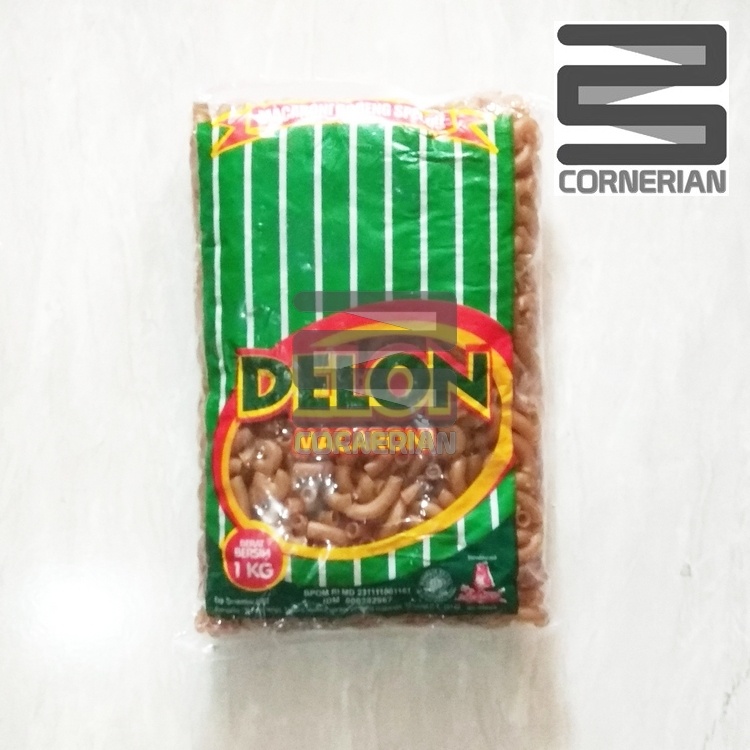 

[ CORNERIAN ] Macaroni Delon Hijau 1 Kg Mentah Goreng Mekar Halal BPOM Srikandi Makaroni Ngembang