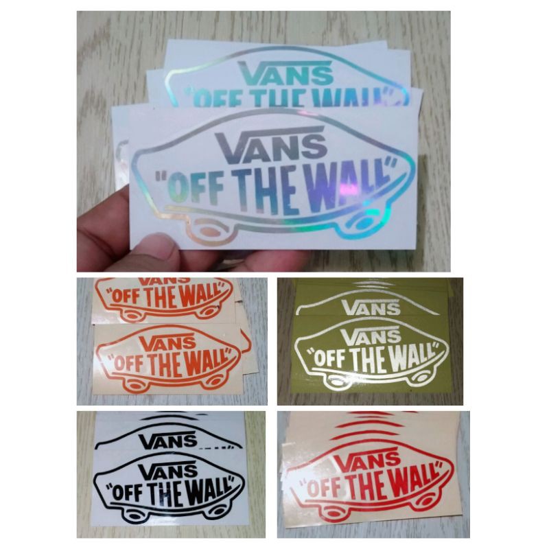 STICKER VANS LOGO SKATERS