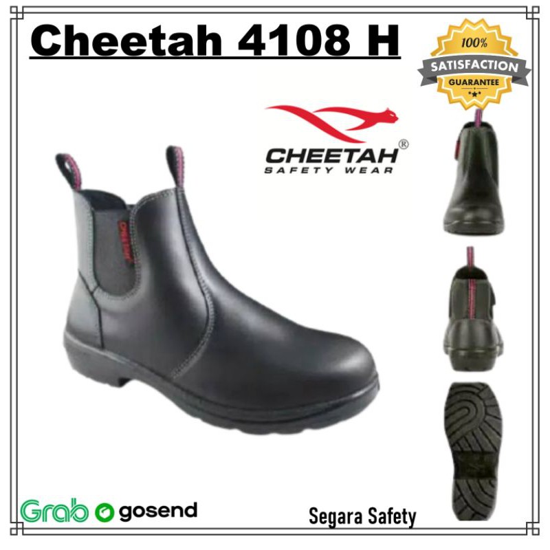 Sepatu Safety Cheetah 4108 H - Safety Shoes Cheetah 4108 Hitam - Sepatu Safety Wanita