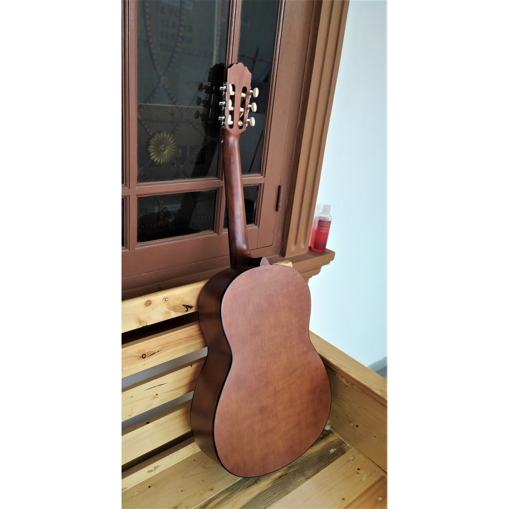 [ REAL PICTURE ] Gitar akustik klasik senar nylon custom FULL SET