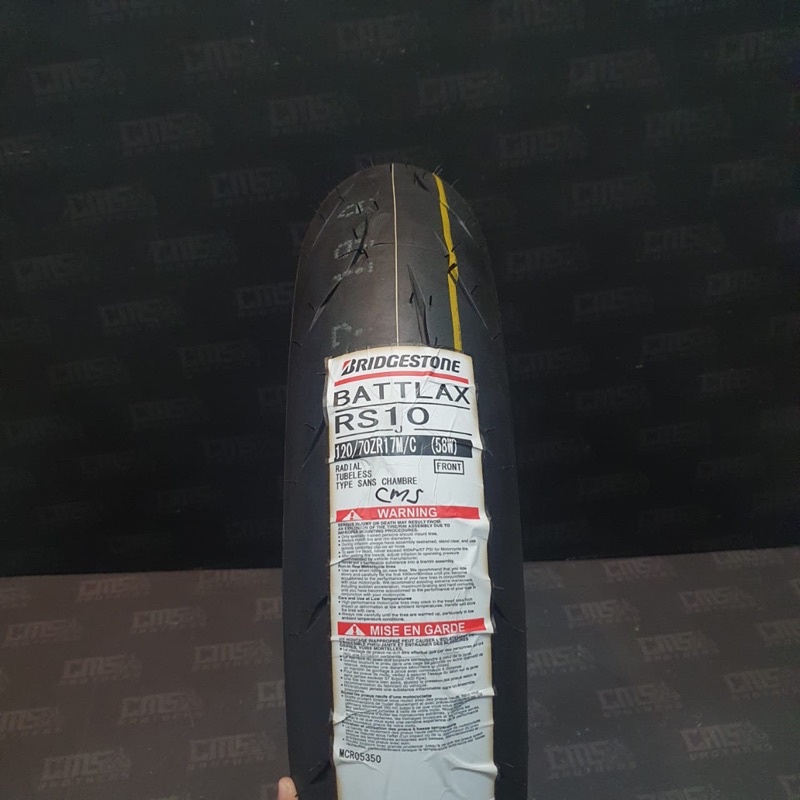 Ban Luar Battlax Bridegestone 120 70 17 RS10 Tubeless