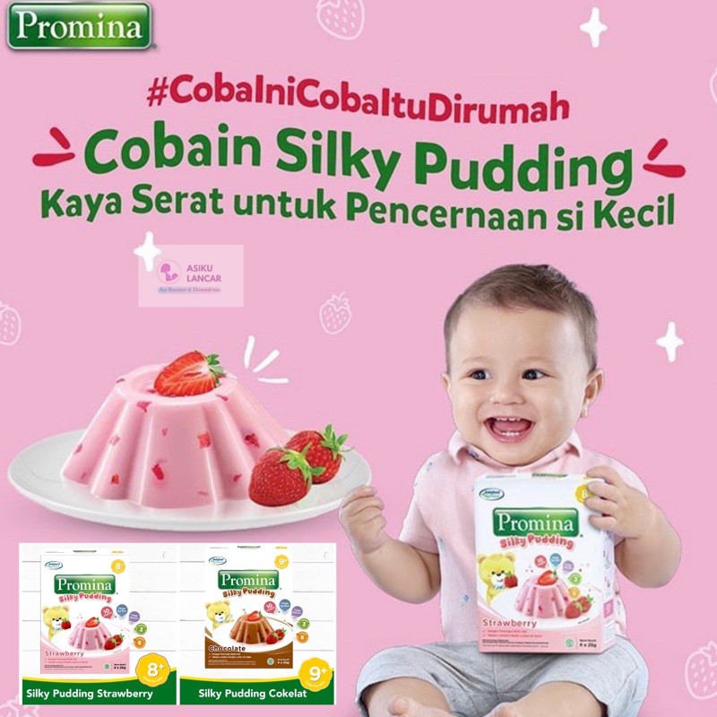 Promina silky puding bayi 8+