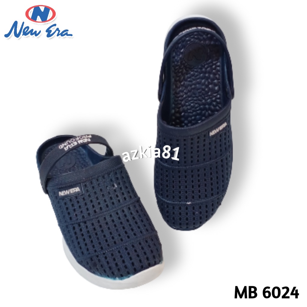 SANDAL Sepatu BAKPAO KARET Unisex Super Awet 3 warna New Era MB 6024