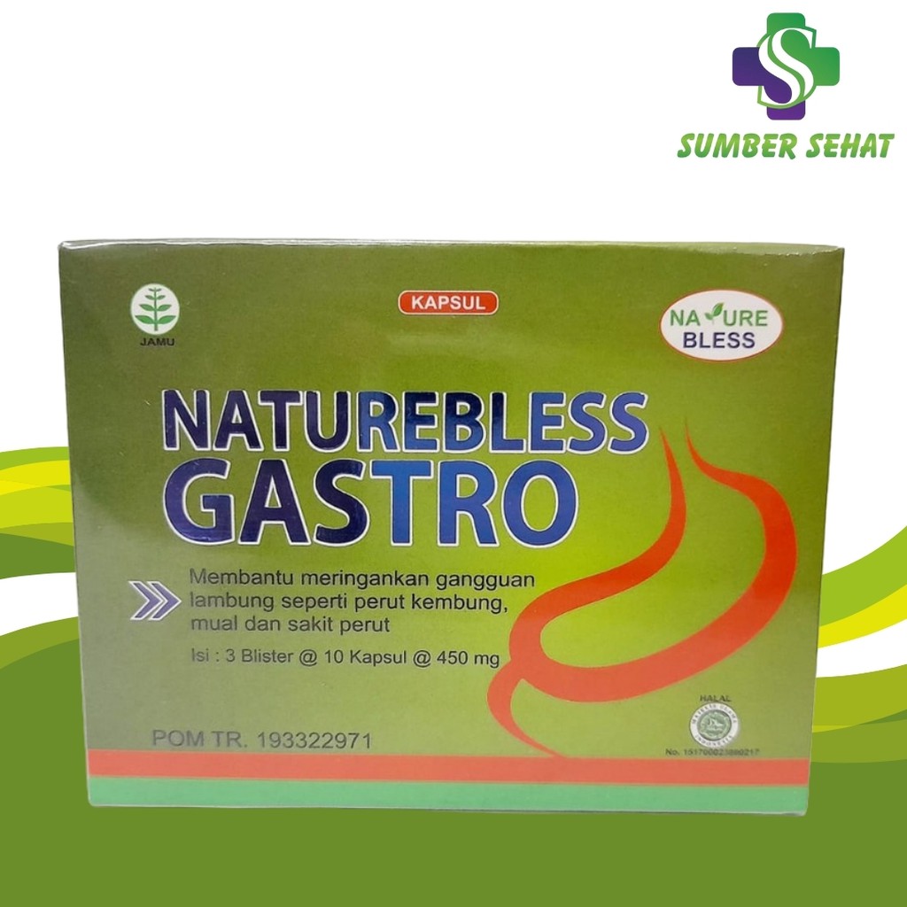 NATUREBLESS GASTRO 30 KAPSUL