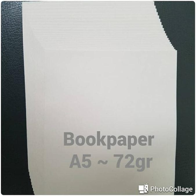 

kertas bookpaper A5 1rim 72 gram 500 lembar book paper novel