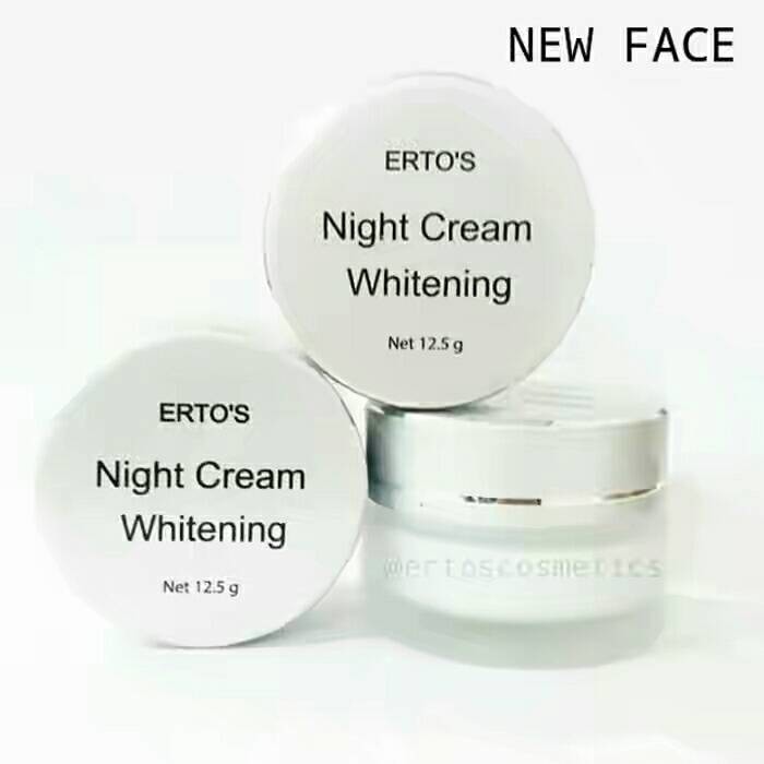 [ ERTOS NIGHT CREAM ] CREAM MALAM ERTOS - MELEMBABKAN KULIT WAJAH