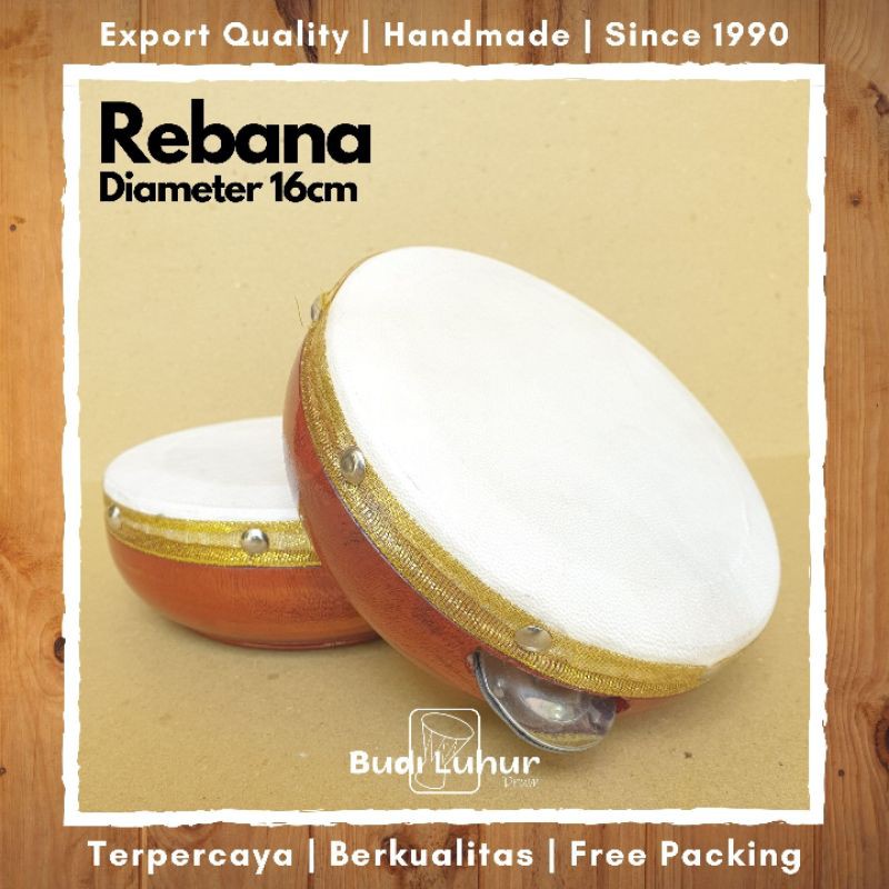 Alat Musik Rebana Hadrah Kecil Diameter 16cm Kecer Kecrek Banjari Sholawat Mainan Shopee Indonesia