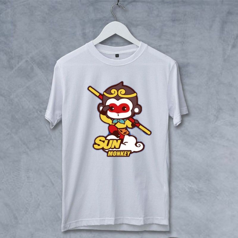 Baju Atasan Dewasa Sun Wukong Kaos Distro Pria Dan Wanita Baju Unisex Kaos Oblong Pria Tshirt Pria