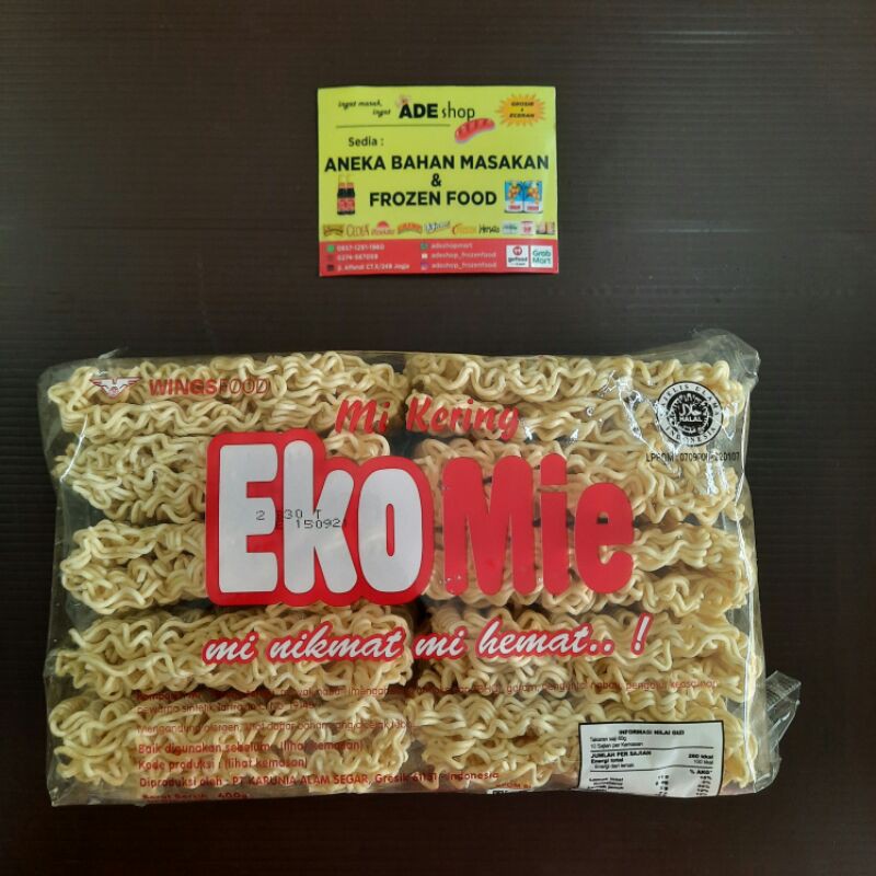 

mie kering eko isi 10
