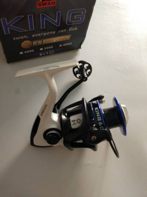 Reel Swan King 3000,6000 power handle 8+1bb