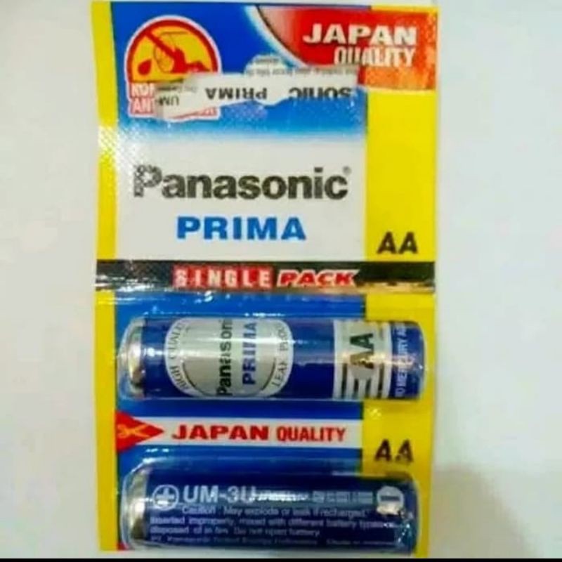 BATERAI / BATRE PANASONIC PRIMA AA / A2 2PC / SEPASANG