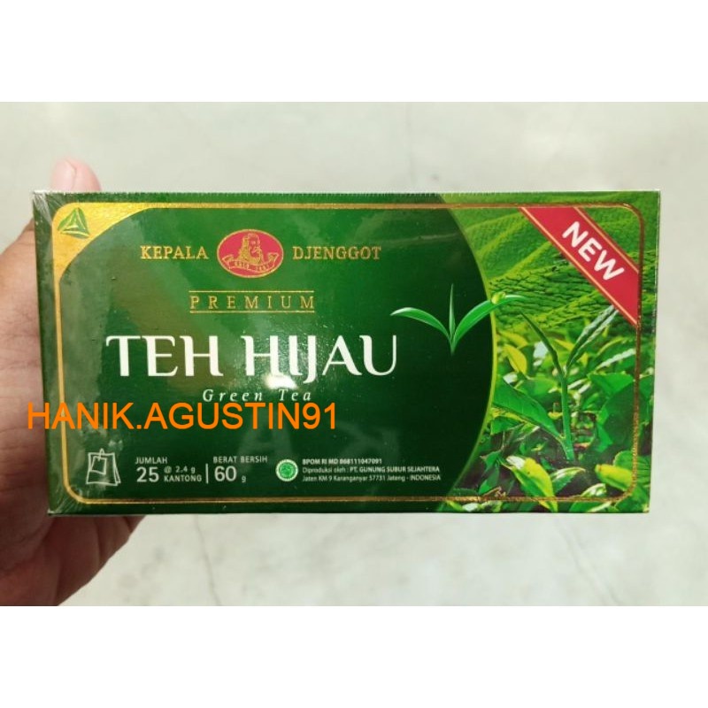

TEH HIJAU Celup Cap Kepala Djenggot isi 25 pcs Ss91