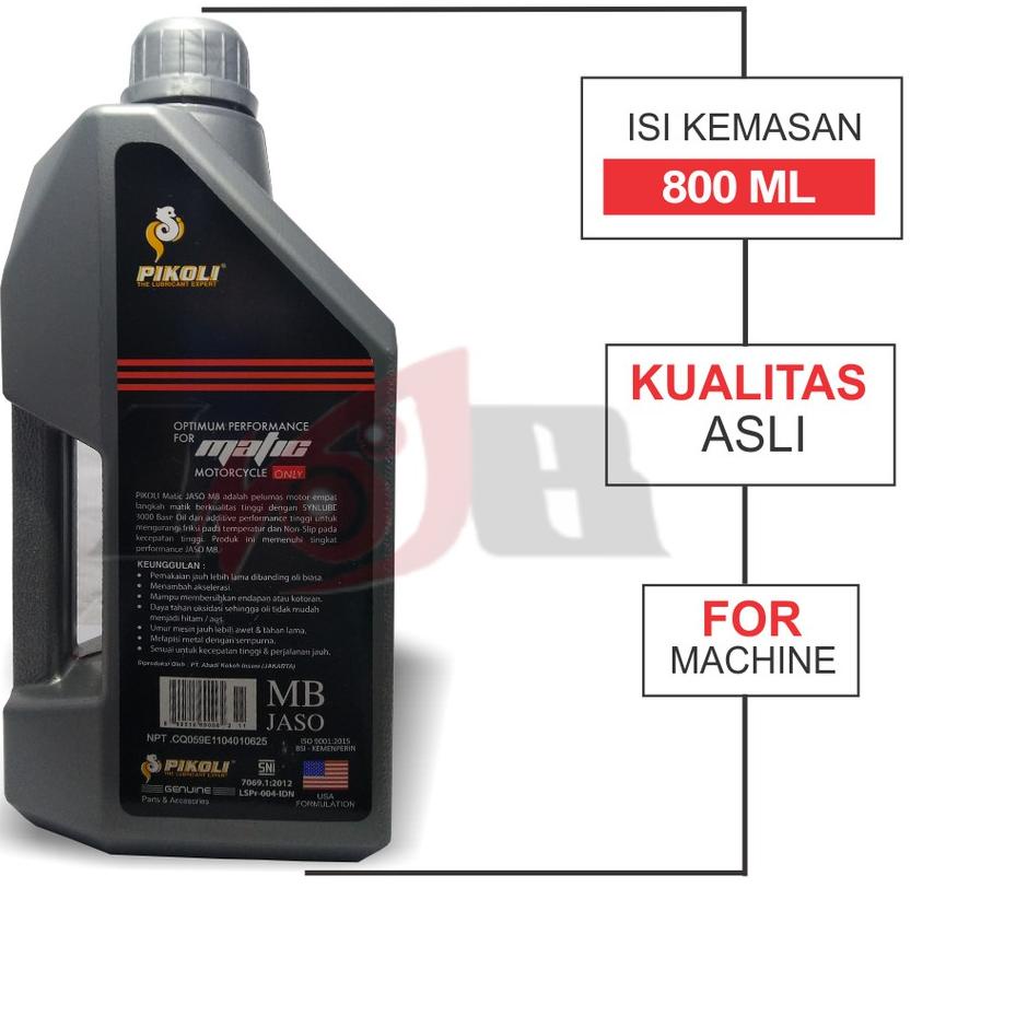 Oli Matik Pikoli Matic Synthetic Blend 800ml