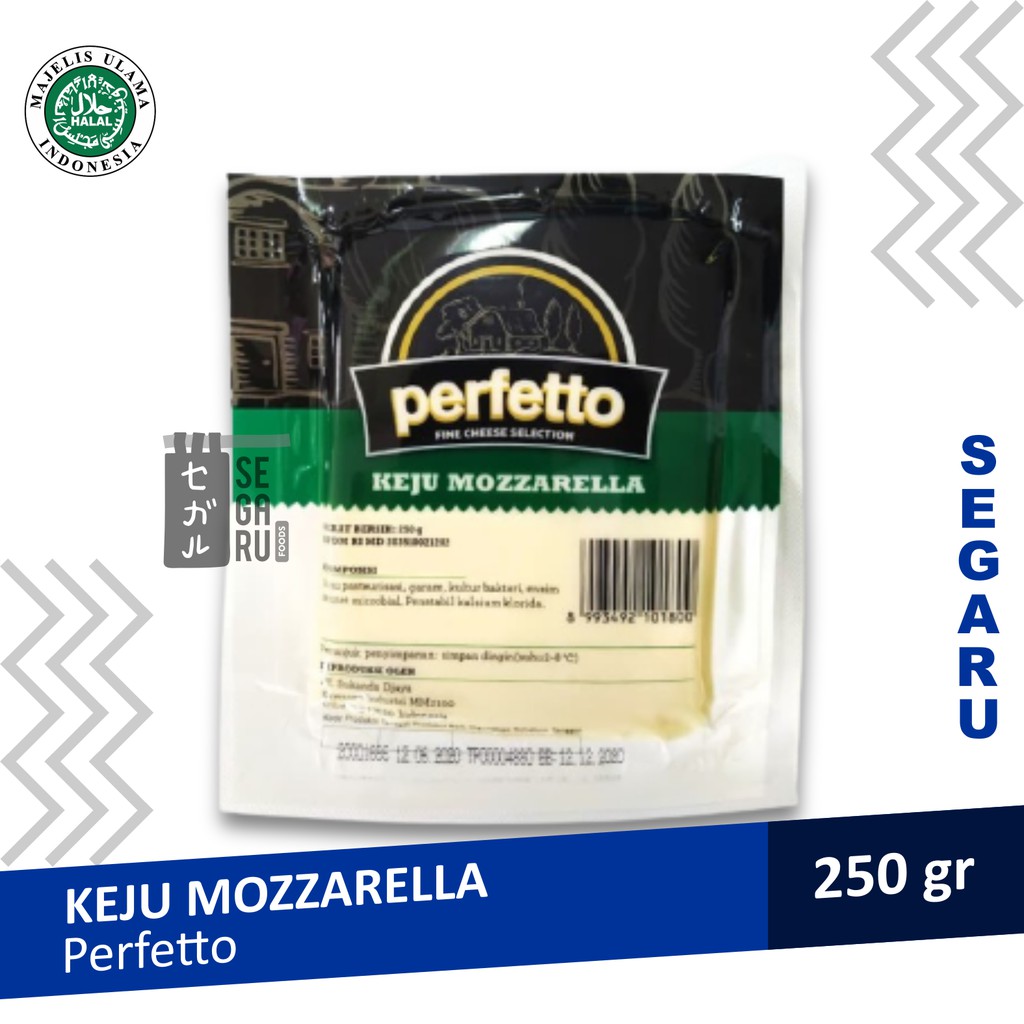 

Keju Mozzarella Perfetto Cheese 250 gr