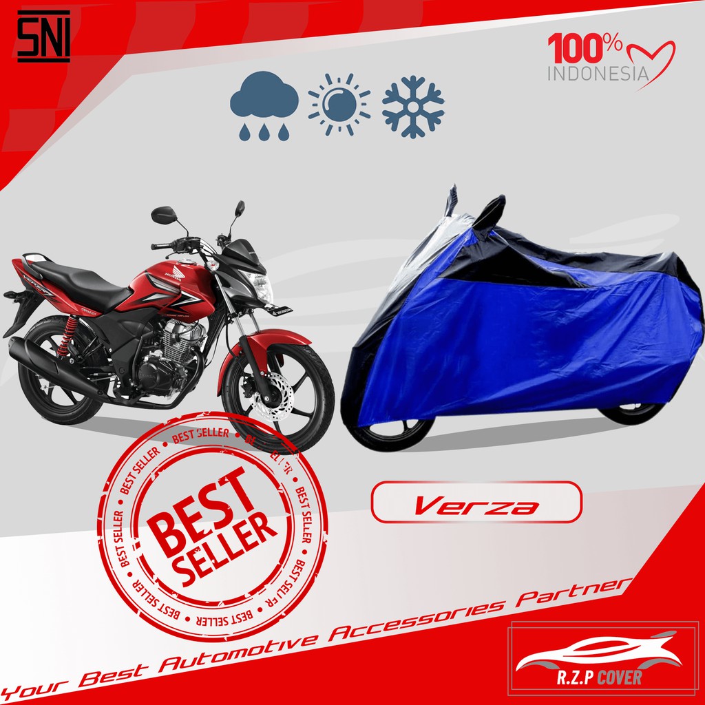 COVER MOTOR VERZA SELIMUT MOTOR VERZA SARUNG MOTOR VERZA BAHAN TEBAL