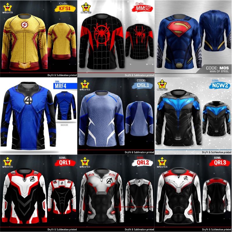 DISKON VIRAL KAOS SUPERHERO!!! CUMA 99K-110K