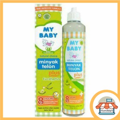 MY BABY Minyak Telon Plus Eucalyptus Dan Lavender perlindungan 8 Jam 60ml /  150ml /90ml