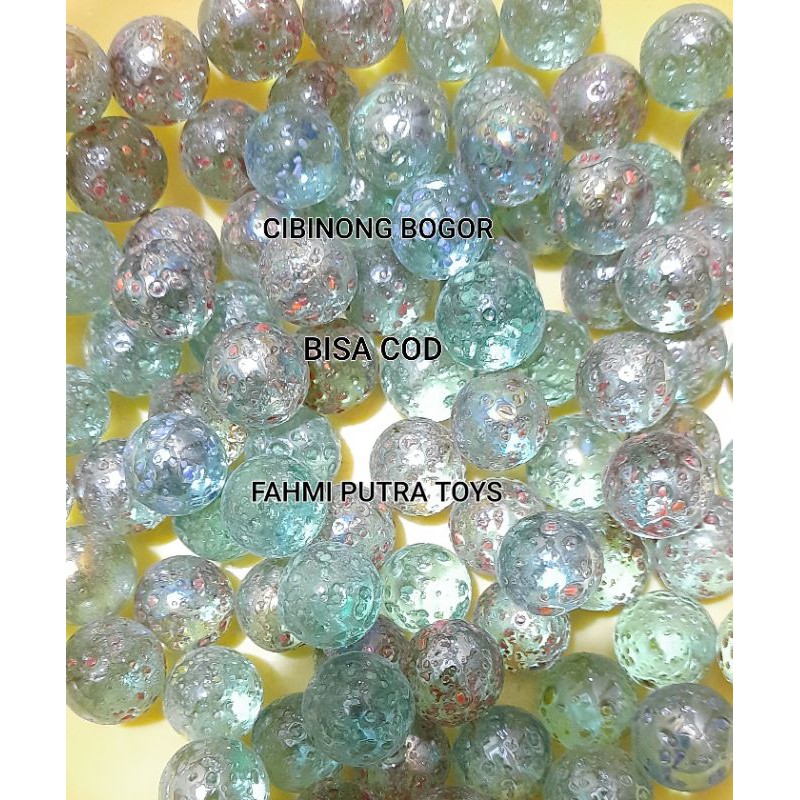 GUNDU - NEKER - KOLECI - KELERENG BIJI TERONG / WIJEN ISI 90 PCS