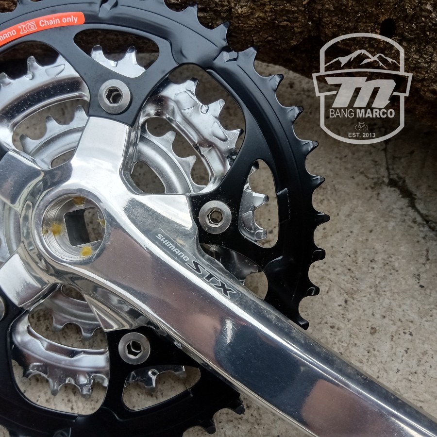 Crank Shimano STX FC-MC34 NOS - Crank Federal - Kuwahara - Crank STX