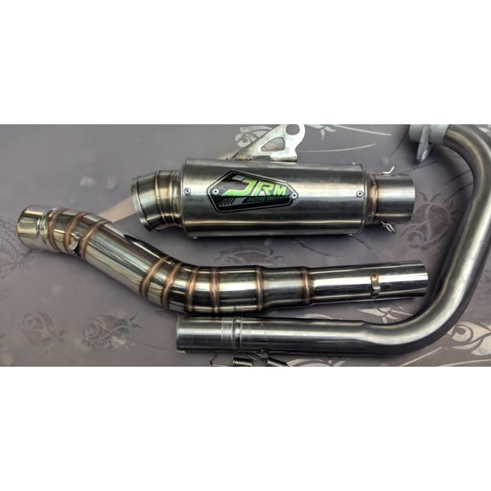 KNALPOT JRM BUAT SATRIA FU JUPITER MX OLD VIXION MEGAPRO TIGER SCORPIO SONIC CB150R NEW DLL