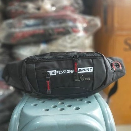 Tas pinggang dan selempang star dengan lubang headset