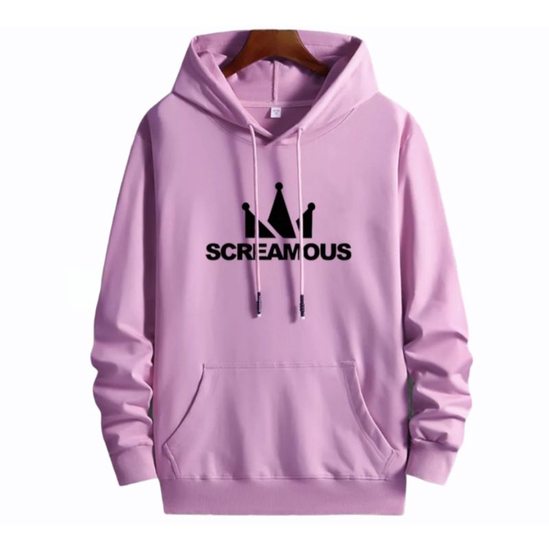 Cod ( BAYAR DITEMPAT ) SCREAMOUS HODDIE JUMBO UNISEX - SWEATER HODDIE SCREAMOUS FLECE PREMIUM TEBAL