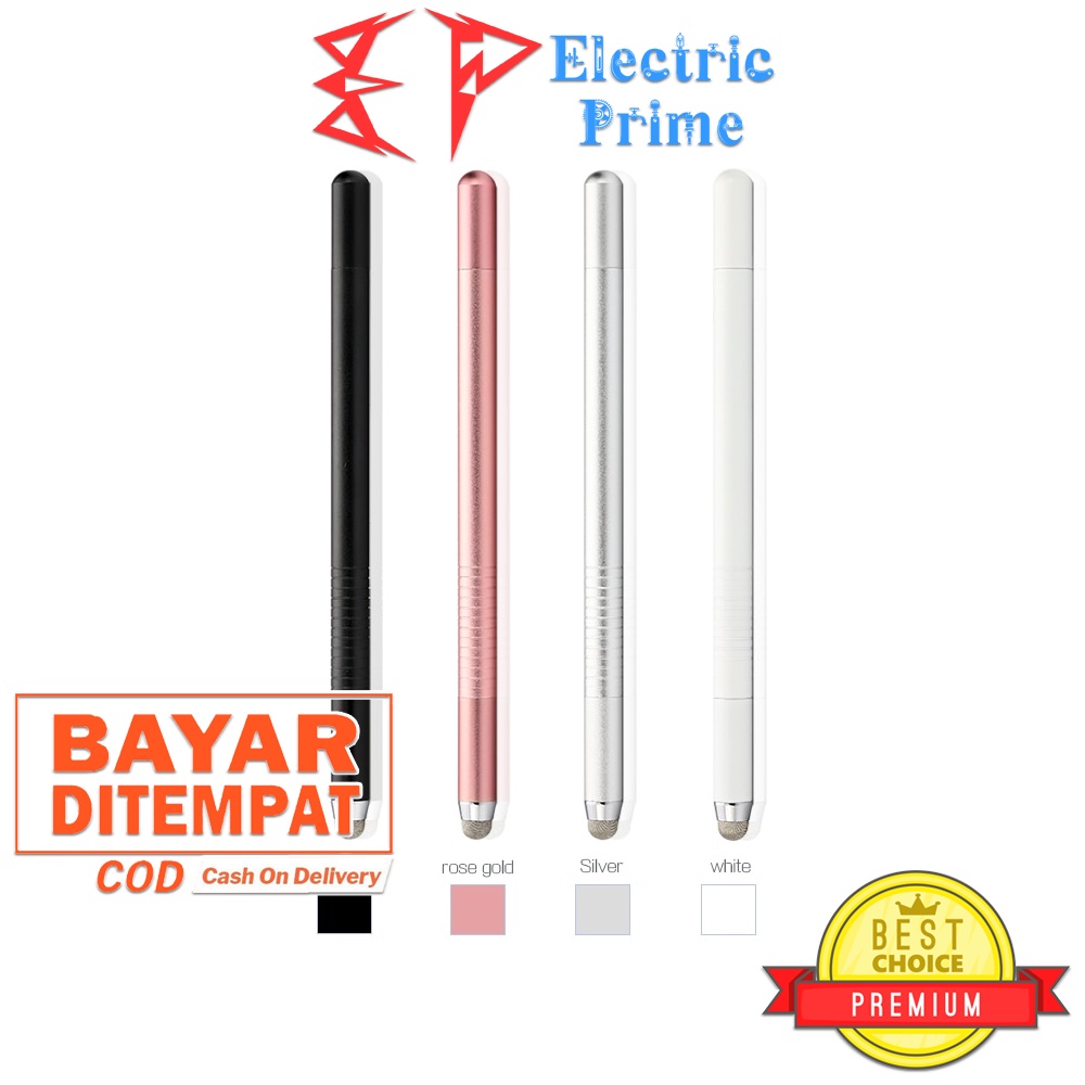 Stylus Pen 3 in 1 Magnetic Cap Metal TRIPLEDI Drawing Touchscreen Apple iPad Android Laptop Tablet