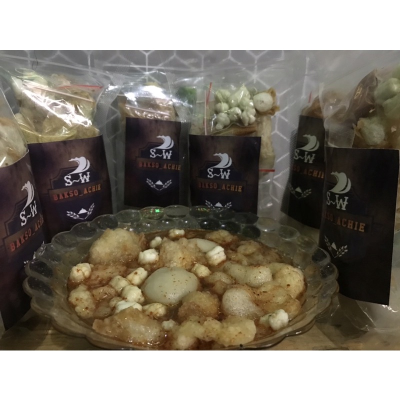 

bakso Aci isi telur